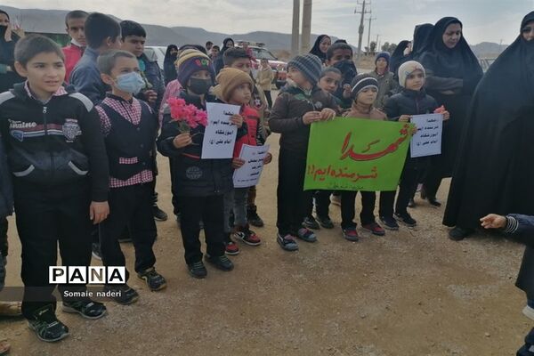 استقبال از شهید گمنام دفاع مقدس در منطقه ششده و قره بلاغ