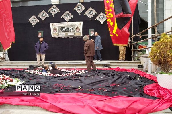 مراسم تشییع هشت تن از شهدای گمنام دوران دفاع مقدس در شیراز