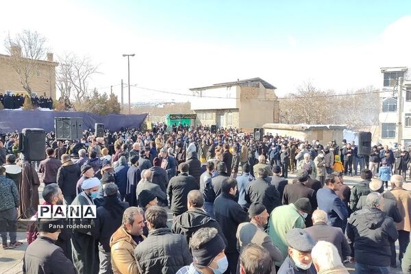 اجتماع عزاداران فاطمی در شهرستان دماوند