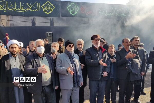 اجتماع عزاداران فاطمی در شهرستان دماوند