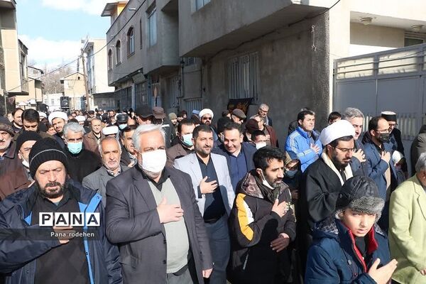 اجتماع عزاداران فاطمی در شهرستان دماوند