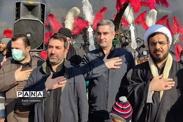 اجتماع عزاداران فاطمی در شهرستان دماوند