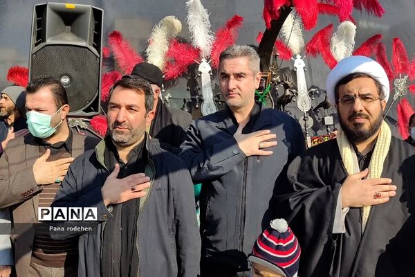 اجتماع عزاداران فاطمی در شهرستان دماوند