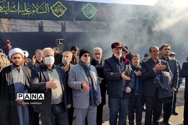 اجتماع عزاداران فاطمی در شهرستان دماوند