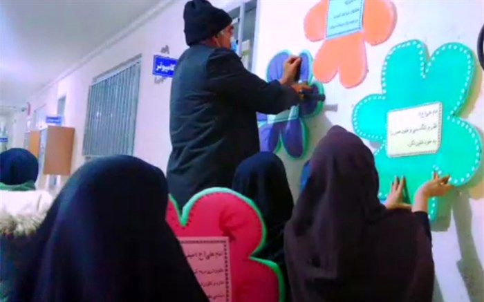اجرای طرح مصباح الهدی در دبیرستان شاهد فیض ناحیه 3 شیراز