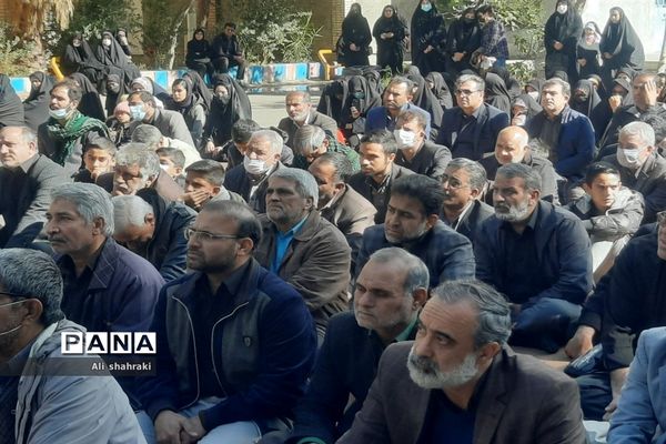 تشییع شهید گمنام در زاهدان