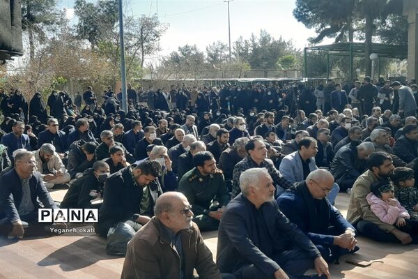 تشییع شهید گمنام در زاهدان