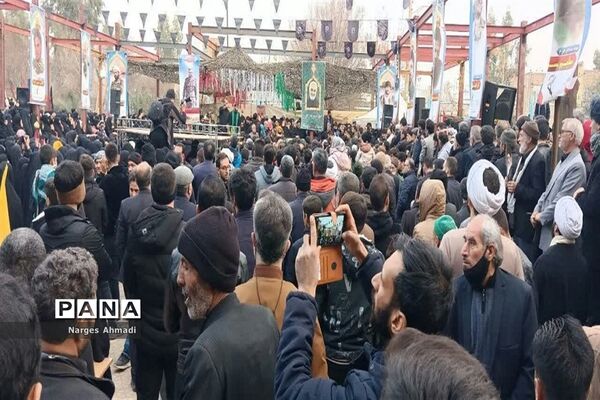 تشییع و خاکسپاری شهدای گمنام در قم