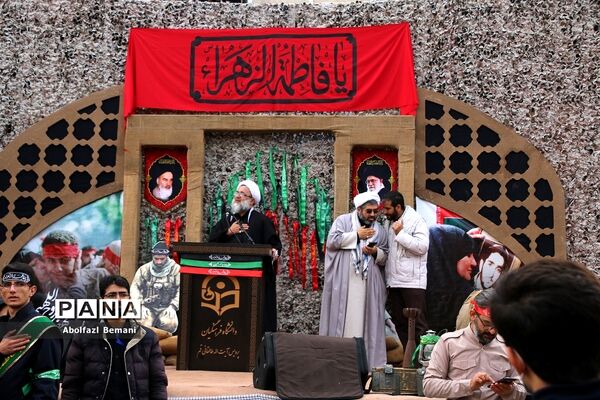 تشییع و خاکسپاری شهید گمنام 16 ساله در دانشگاه فرهنگیان قم