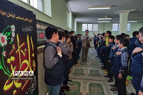 هیات‌ دانش‌آموزی دبستان ایمان رودهن در سوگ حضرت فاطمه(س)