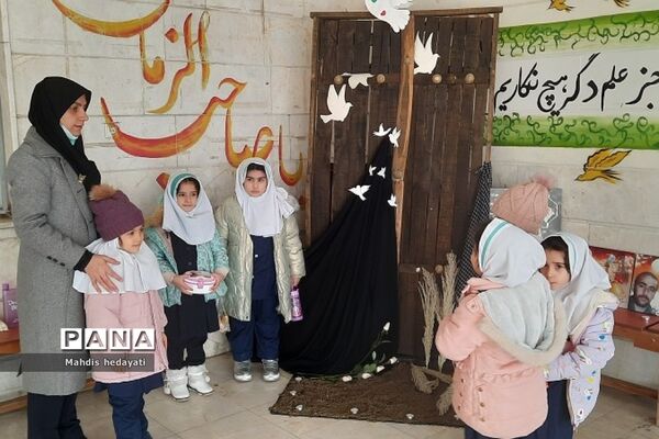 مراسم فاطمیه در دبستان سما یک رودهن