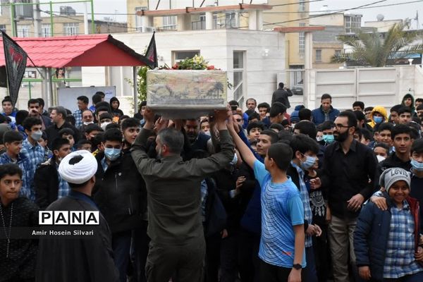 میهمانی شهید گمنام در مدارس جهرم