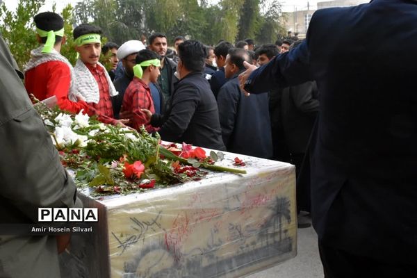 میهمانی شهید گمنام در مدارس جهرم