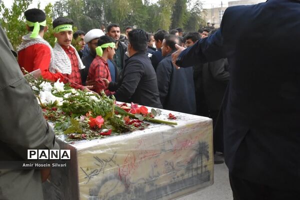 میهمانی شهید گمنام در مدارس جهرم