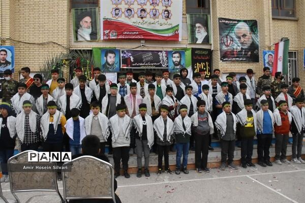 میهمانی شهید گمنام در مدارس جهرم