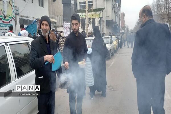 آیین استقبال و تشییع شهید گمنام در قائمشهر