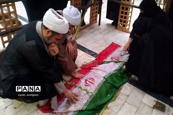 آیین استقبال و تشییع شهید گمنام در قائمشهر