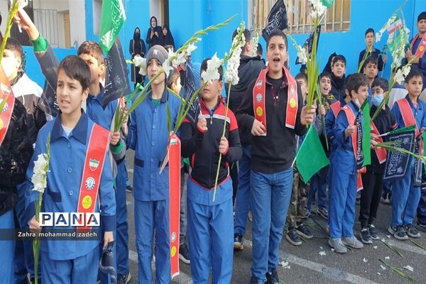 مراسم تشییع باشکوه پیکر مطهر شهید گمنام