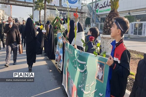 مراسم تشییع باشکوه پیکر مطهر شهید گمنام