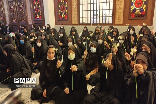 بسته بندی و توزیع ۳ هزار سیب در شبستان امام خمینی(ره) حرم شاهچراغ(ع)