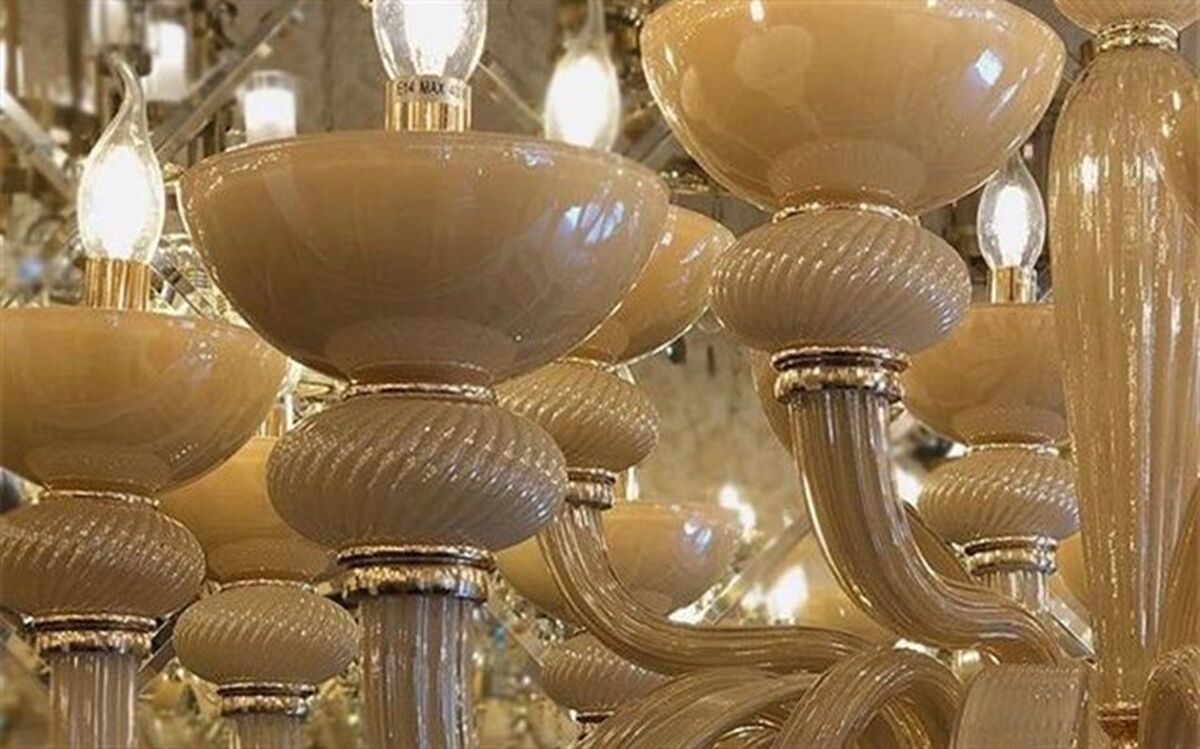 ایران در تولید لوستر  جزو ۵ کشور برتر جهان است