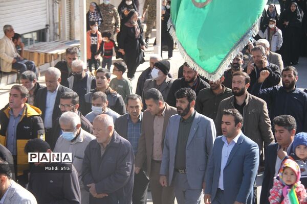 راهپیمایی 9 دی روز بصیرت و میثاق با ولایت در شهرستان بهبهان