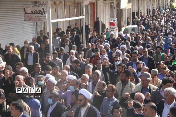 راهپیمایی 9 دی روز بصیرت و میثاق با ولایت در شهرستان بهبهان