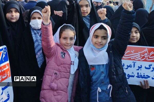 راهپیمایی یوم الله ۹دی روز وحدت در بهارستان 2
