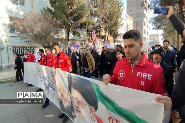 برگزاری مراسم پرشور ۹ دی در شهرستان رباط کریم