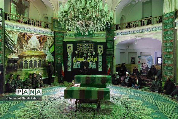 شهدای گمنام مهمان شهرهای نایین و بافران