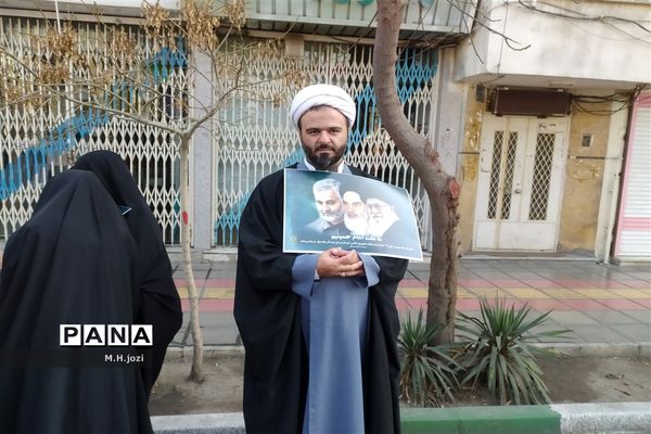 جلوه‌هایی از راهپیمایی یوم الله ۹ دی در قم