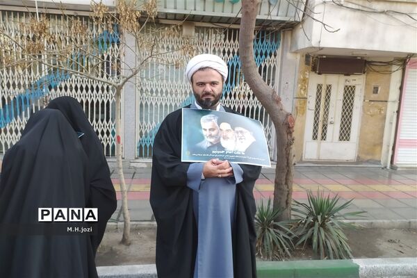 جلوه‌هایی از راهپیمایی یوم الله ۹ دی در قم