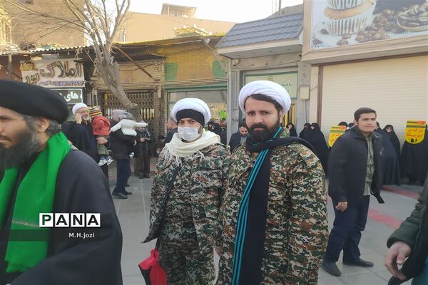 جلوه‌هایی از راهپیمایی یوم الله ۹ دی در قم