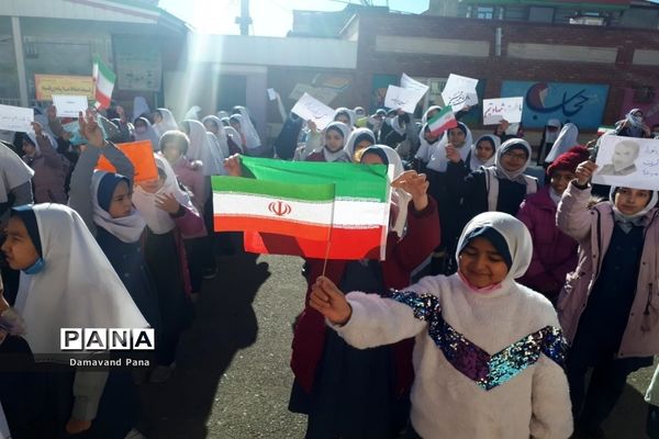 سومین سالگرد شهادت سردار دل‌ها در مدارس دماوند