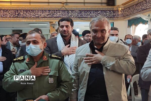 مراسم یادواره شهید سردار حاج قاسم سلیمانی در اداره‌کل آموزش و پرورش فارس