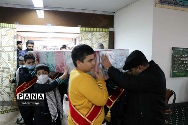 مراسم سومین سالگرد شهادت شهید حاج قاسم سلیمانی و تشییع پیکر شهید گمنام ناحیه دو شهرری