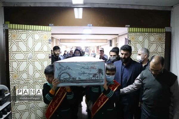 مراسم سومین سالگرد شهادت شهید حاج قاسم سلیمانی و تشییع پیکر شهید گمنام ناحیه دو شهرری