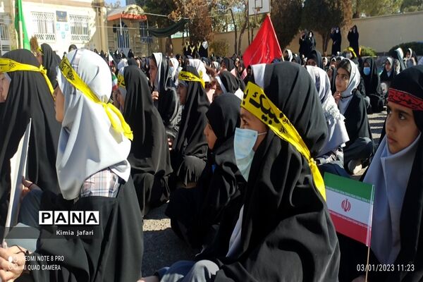 اجتماع بزرگ دختران حاج قاسم در شهرستان کاشمر