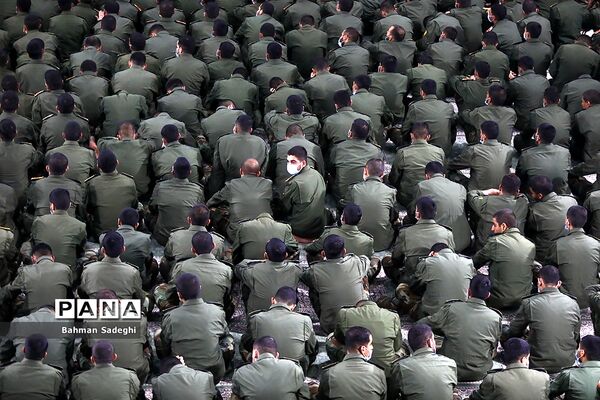 تشییع پیکر سه شهید گمنام در دانشگاه افسری امام علی(ع)