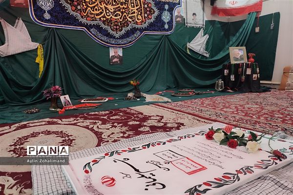 برگزاری سالگرد شهادت حاج قاسم سلیمانی در آبشناسان شهرستان رباط کریم