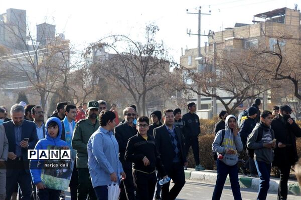 تشییع پیکر شهید گمنام ومراسم خاکسپاری در اردوگاه ثامن الحجج (ع)مشهد