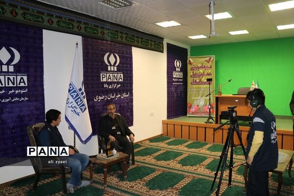 افتتاح استودیو خبر سازمان دانش‌آموزی