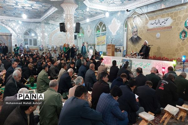 حضور کاروان قرآنی شهید سلیمانی در نایین