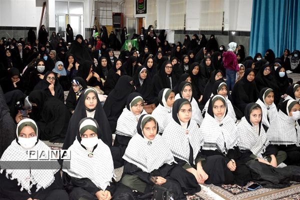 آیین سومین سالگرد شهادت سردار حاج قاسم سلیمانی و دانشجوی شهید امیرحسین قربانی در بهاباد