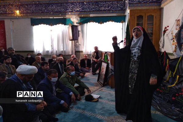 بزرگداشت هفتمین روز خاکسپاری شهید گمنام در اداره‌کل آموزش و پرورش فارس