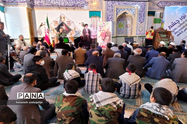 بزرگداشت هفتمین روز خاکسپاری شهید گمنام در اداره‌کل آموزش و پرورش فارس