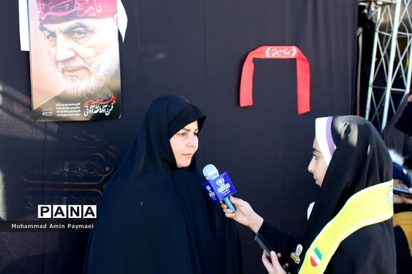 مراسم بزرگداشت سالگرد شهادت حاج‌قاسم‌سلیمانی در ایلام
