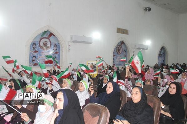 برگزاری سومین سالگرد شهادت حاج قاسم سلیمانی در تالار معلم شهرستان بهبهان