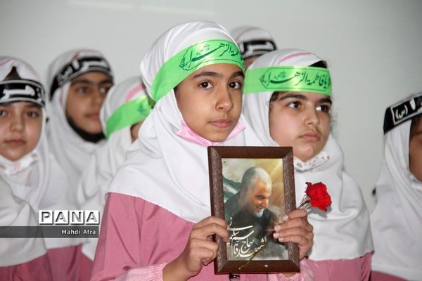 برگزاری سومین سالگرد شهادت حاج قاسم سلیمانی در تالار معلم شهرستان بهبهان