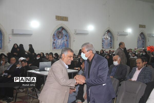 برگزاری سومین سالگرد شهادت حاج قاسم سلیمانی در تالار معلم شهرستان بهبهان